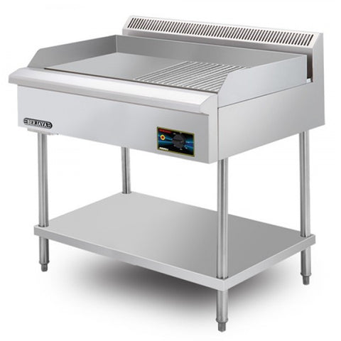 Bếp chiên nửa phẳng nửa nhám điện Berjaya EG5250HRFS-17