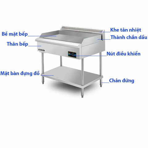 Bếp chiên phẳng dùng điện Berjaya EG3500FS-17
