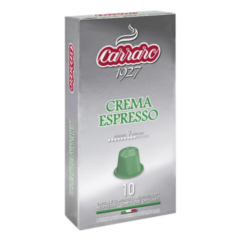 Cà phê viên nén Carraro Creama Espresso (25% Robusta & 75% Arabica)