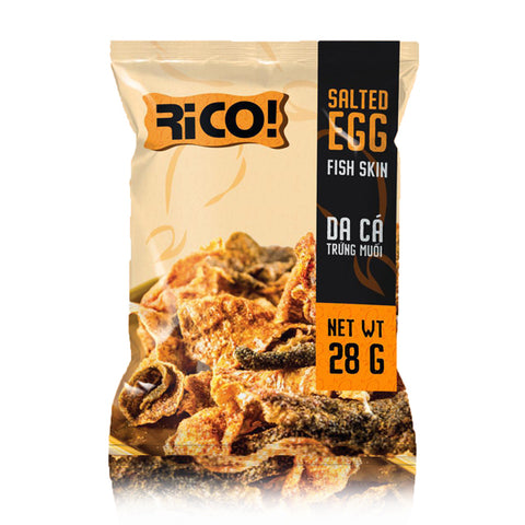 Snack Da Cá Trứng Muối Rico 28gr