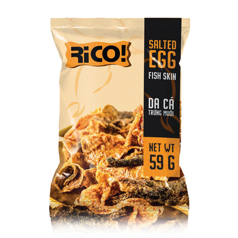 Snack Da Cá Trứng Muối Rico 59gr