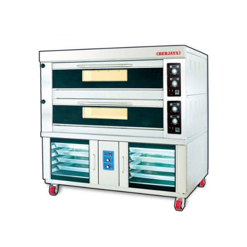 Lò nướng điện kèm ủ bột 2 tầng 8 khay Berjaya BJY-2B+8PF-E